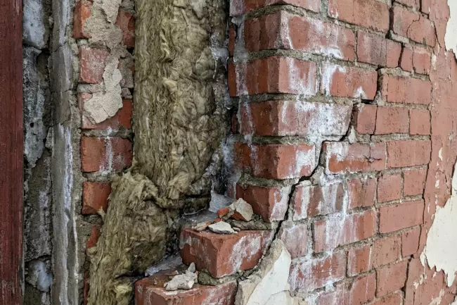 Разрушение фасада из-за отсутствия вентиляционного зазора