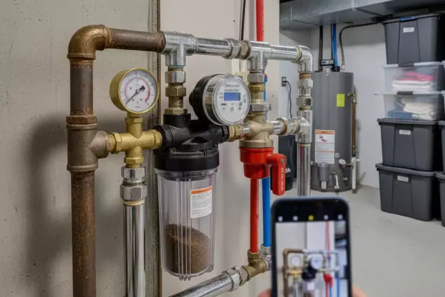 Недостаточное давление воды на вводе в дом