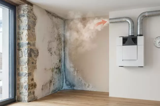 Вентиляция и влажность против промерзания стен