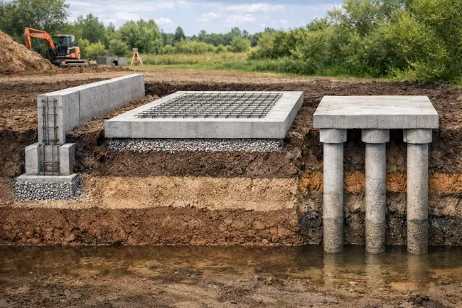 Несущая способность грунта и выбор фундамента