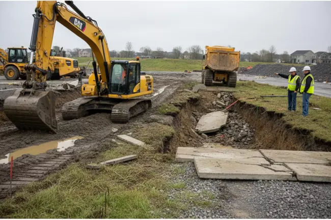 Ошибки подготовки подъезда для тяжёлой техники