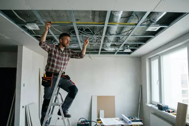 Ошибки выбора высоты подвесного потолка