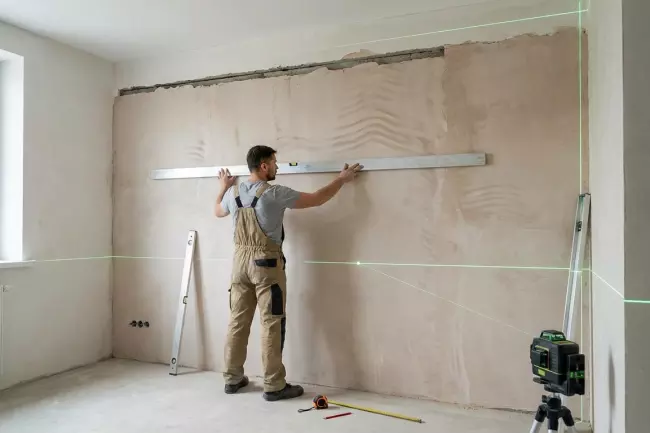 Проверка кривизны стен перед ремонтом