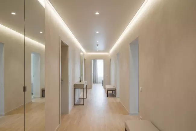 Ошибки монтажа натяжного потолка в коридоре