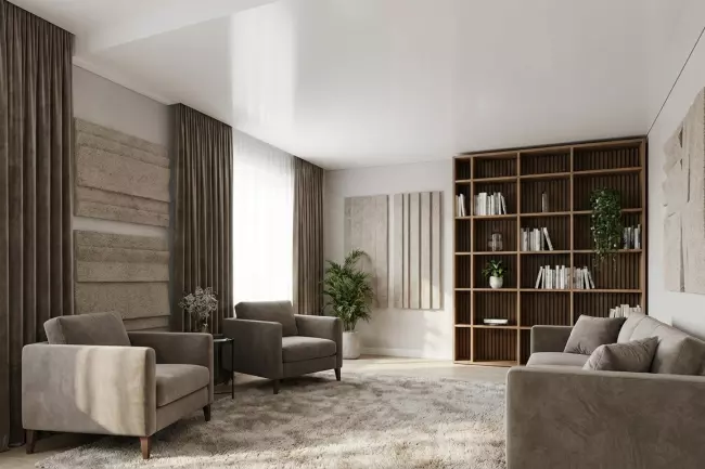 Улучшение акустики при натяжном потолке