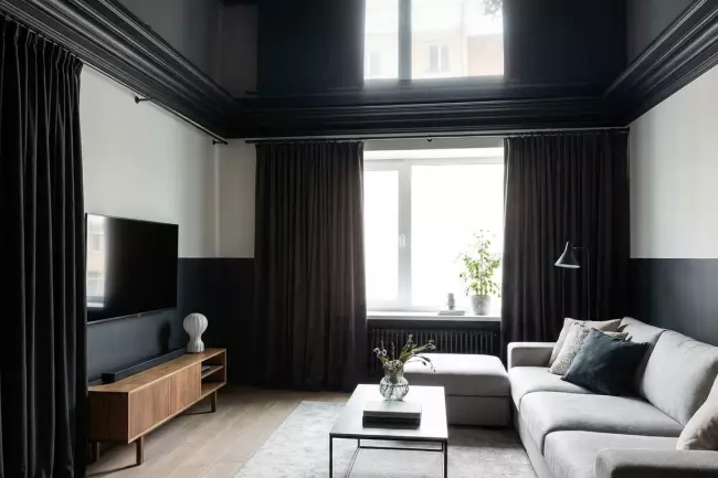 Ошибки, визуально занижающие высоту потолка