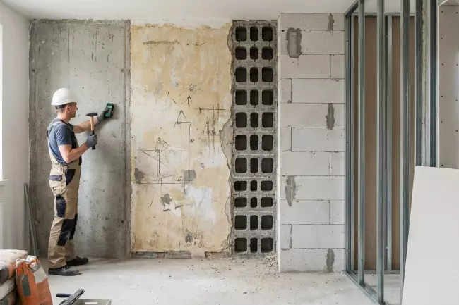 Чек-лист подготовки стен под тяжёлые покрытия