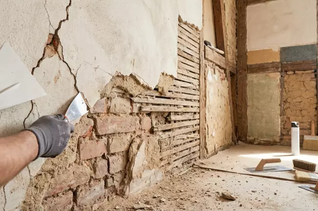 Правильное выравнивание стен в старом доме