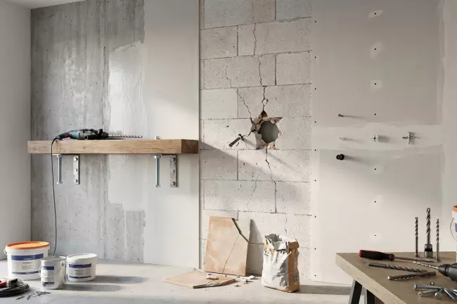 Определение материала стен для отделки и креплений