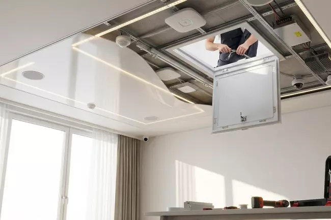 Интеграция умного дома в натяжной потолок