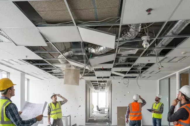 Требования и решения для офисных потолков