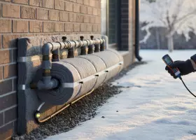 Как защитить водопровод от замерзания