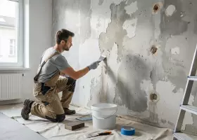 Подготовка стен под покраску без штукатурки