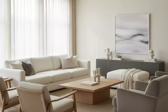 Выбор нейтральной мебели для интерьера