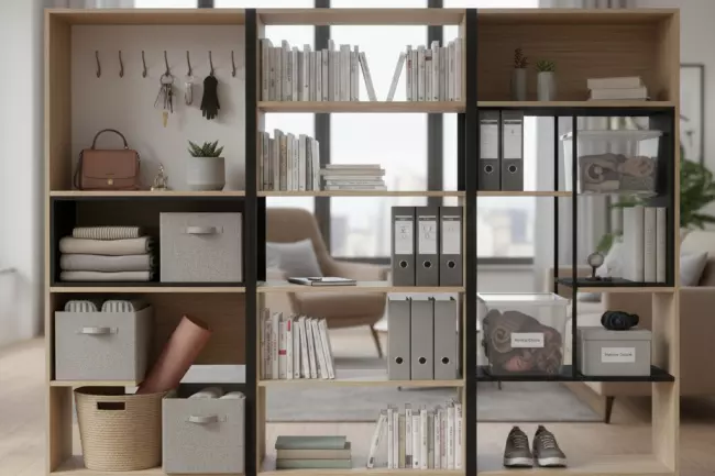 Выбор стеллажа для хранения дома