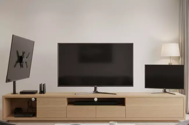 Выбор тумбы под телевизор по диагонали