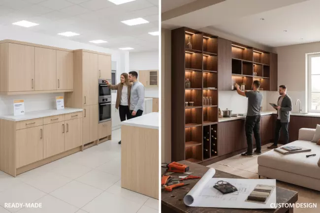 Ключевые отличия готовой мебели и на заказ