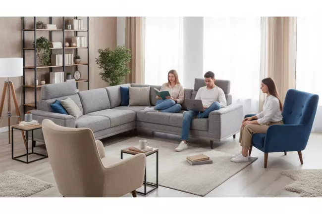 Равномерная нагрузка на диван и кресла