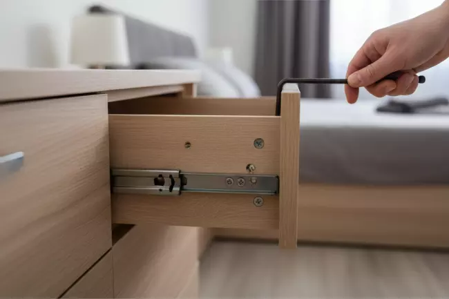 Устранение скрипа мебели: фурнитура и крепления