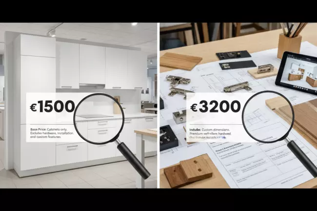 Сравнение стоимости готовой и заказной мебели