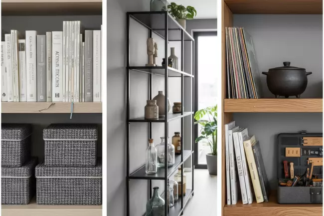 Материалы стеллажей для дома и квартиры