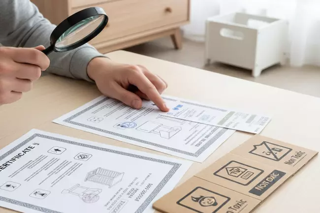 Сертификаты и маркировка безопасной детской мебели