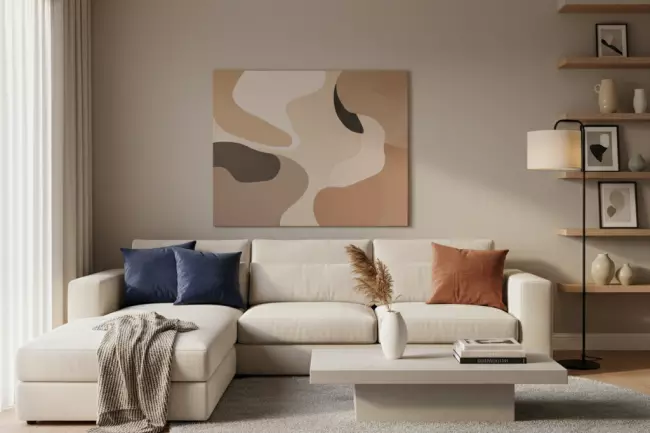 Нейтральная мебель: выбор спокойной палитры и акцентов