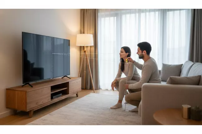 Оптимальная высота тумбы под телевизор