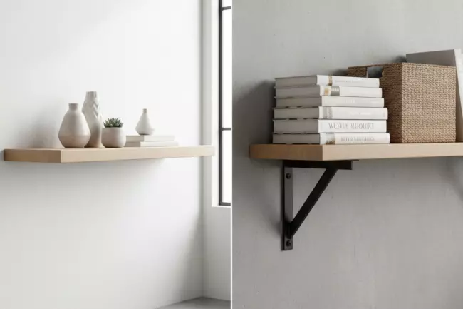 Надежные крепления для настенных полок