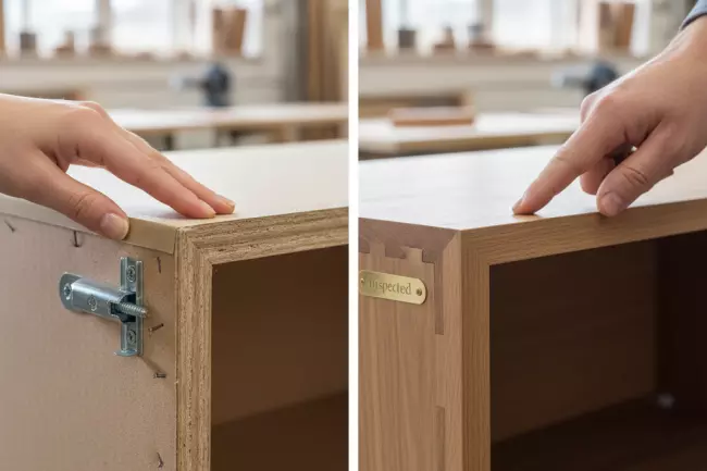 Контроль качества материалов: готовая мебель или на заказ