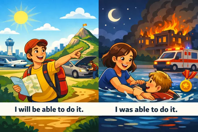 Be able to: способность в будущем и прошлом