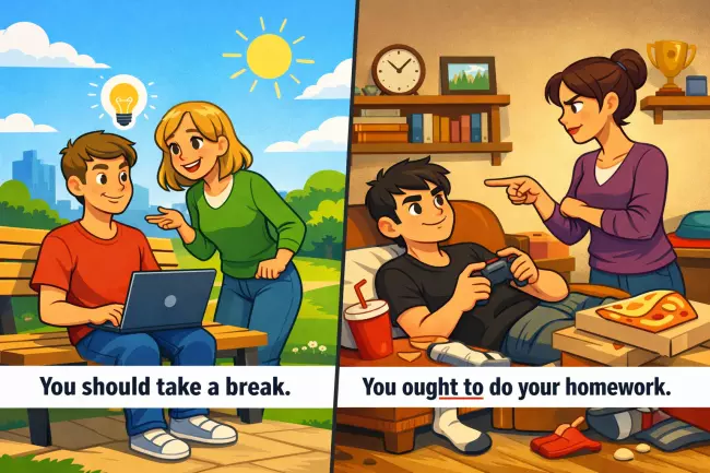 Ought to и should: моральный долг и совет