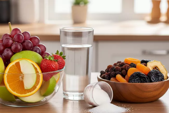 Польза и сахар в сухофруктах