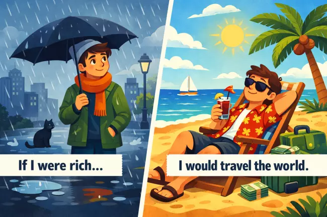 Would в условных предложениях второго типа