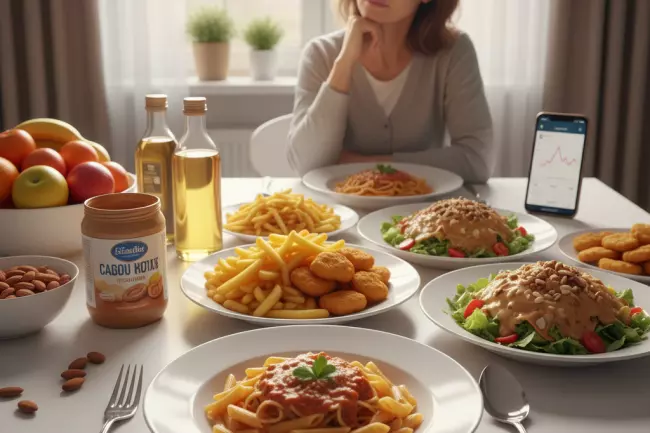 Большие порции и переедание на правильном питании