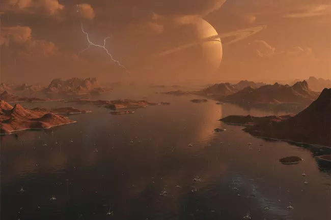 Метановые моря и озёра Титана: образование