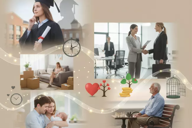 Изменение личности и ценностей в жизненных этапах