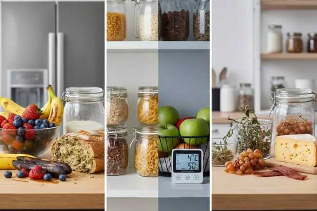 Температура и влажность для хранения продуктов дома