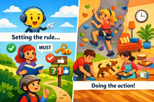 Модальные глаголы в утвердительных предложениях: порядок слов