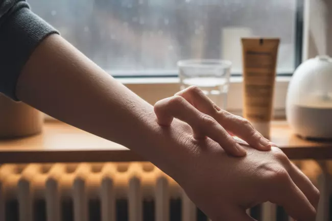 Зимний уход за телом против сухости кожи