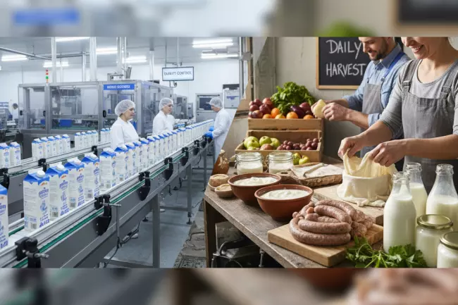 Выбор качественных продуктов: фермерские и промышленные