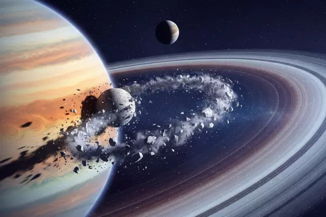 Предел Роша и кольца газовых гигантов