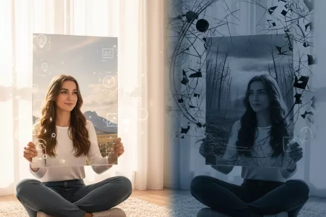 Разница саморефлексии и самобичевания при упадке