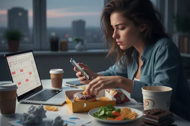 Хронический стресс, гормоны и набор веса