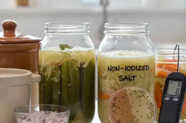 Йодированная соль и влияние на ферментацию