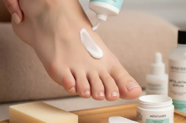 Быстрое заживление трещин на пятках