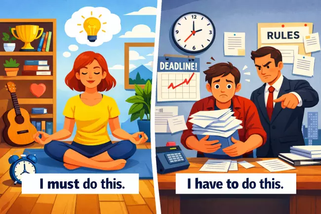 Разница must и have to в английском