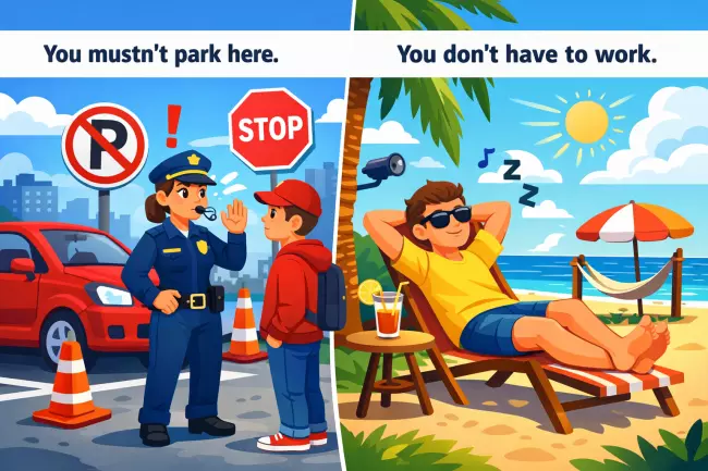 Отрицание с модальными глаголами в английском