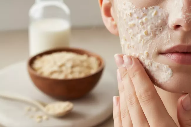 Овсяный пилинг для чувствительной кожи