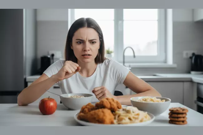 Сильный голод при чрезмерном дефиците калорий